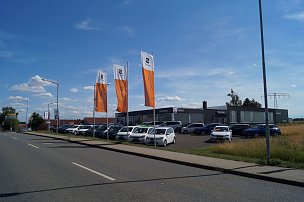 Anfahrt von Altmittweida Richtung Gewerbegebiet (Foto: Ratio Mobil)