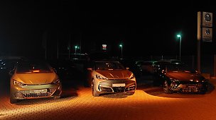 Pr&auml;sentation der CUPRA Modelle im Au&szlig;enbereich (Foto: Ratio Mobil)