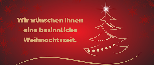 Roter Hintergrund mit Weihnachtsmotiv (Pixabay)