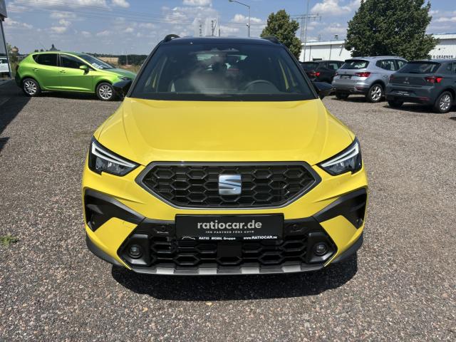 Seat ARONA FR 1.0 TSI DSG, CO2-Klasse: D, NAVI PARKLENKASS. AHZV-VOR. Bildbeschreibung: Seat ARONA FR 1.0 TSI DSG, CO2-Klasse: D, NAVI PARKLENKASS. AHZV-VOR.