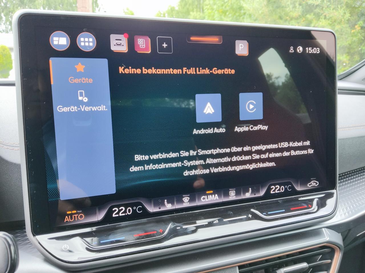 Cupra FORMENTOR 1.5 ETSI DSG, CO2-Klasse: D, AHZV-VORBER. NAVI DSG EPH Bildbeschreibung: Cupra FORMENTOR 1.5 ETSI DSG, CO2-Klasse: D, AHZV-VORBER. NAVI DSG EPH