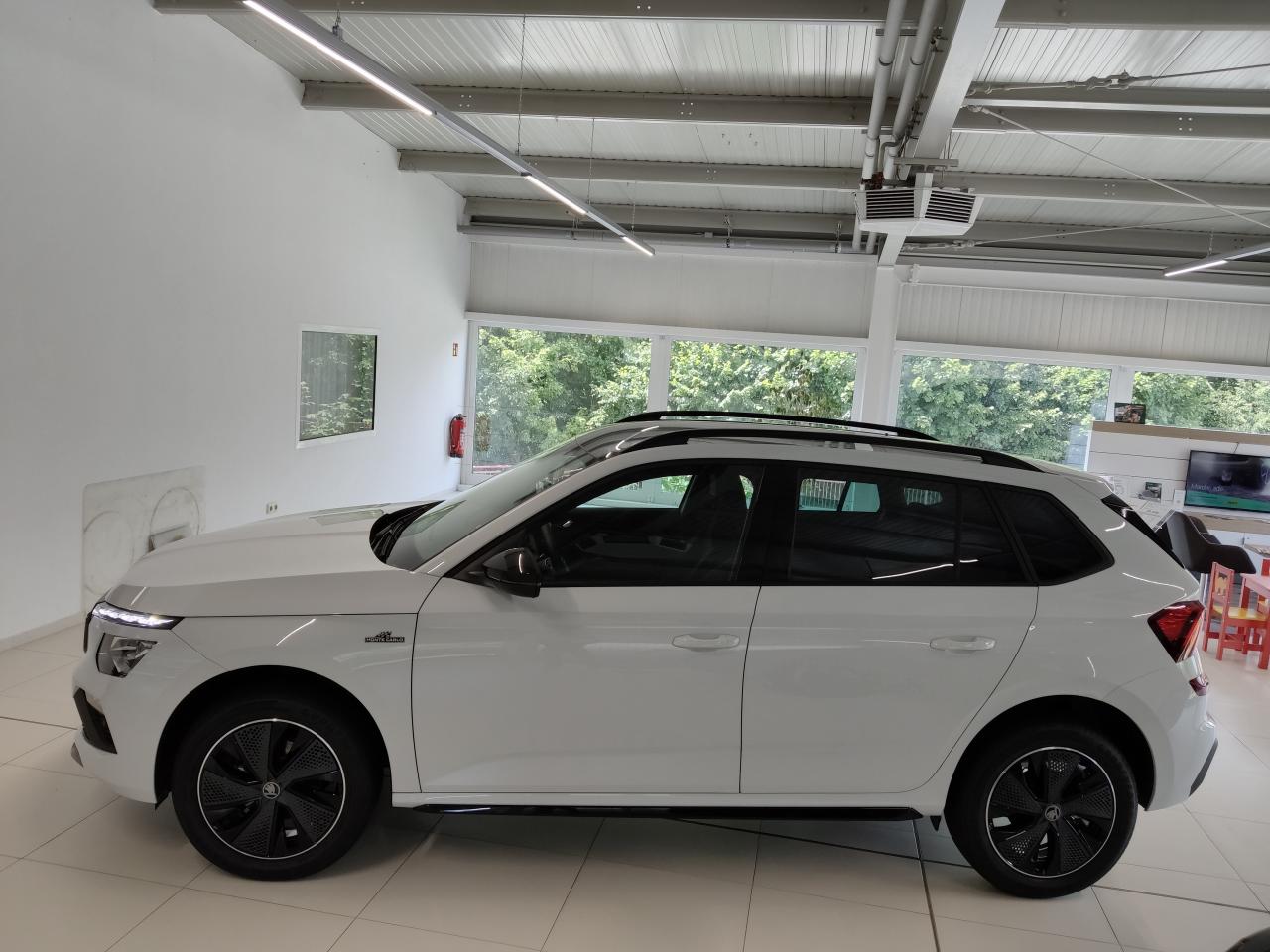 Skoda KAMIQ MONTE CARLO 1.5 TSI DSG, CO2-Klasse: D, MATRIX-LED PANO-D. Bildbeschreibung: Skoda KAMIQ MONTE CARLO 1.5 TSI DSG, CO2-Klasse: D, MATRIX-LED PANO-D.