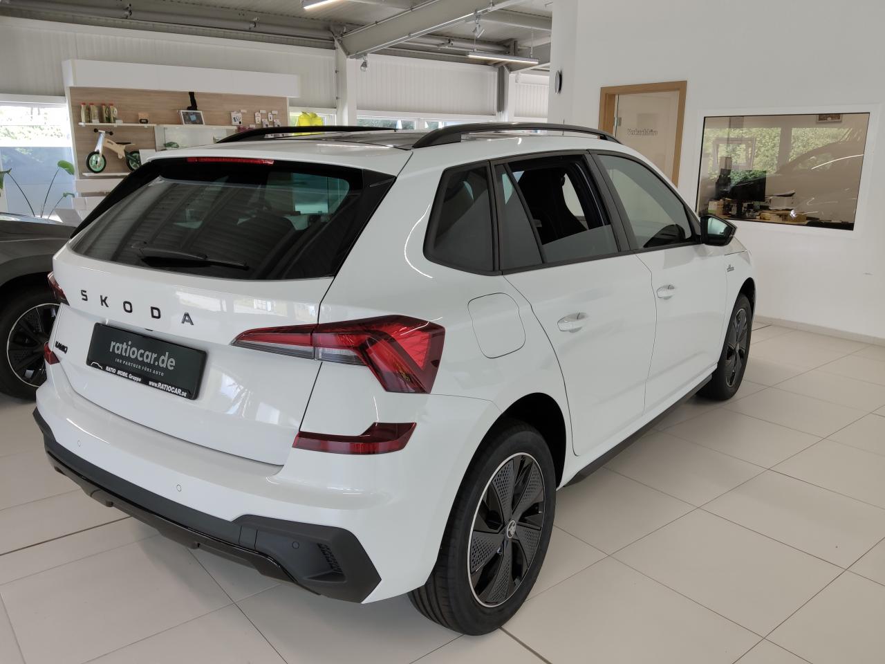 Skoda KAMIQ MONTE CARLO 1.5 TSI DSG, CO2-Klasse: D, MATRIX-LED PANO-D. Bildbeschreibung: Skoda KAMIQ MONTE CARLO 1.5 TSI DSG, CO2-Klasse: D, MATRIX-LED PANO-D.