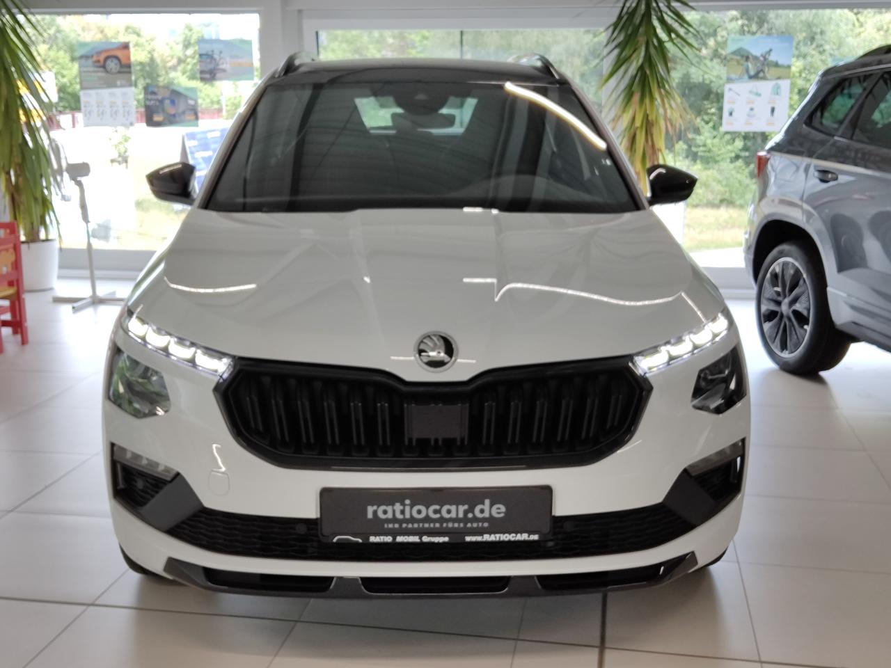 Skoda KAMIQ MONTE CARLO 1.5 TSI DSG, CO2-Klasse: D, MATRIX-LED PANO-D. Bildbeschreibung: Skoda KAMIQ MONTE CARLO 1.5 TSI DSG, CO2-Klasse: D, MATRIX-LED PANO-D.