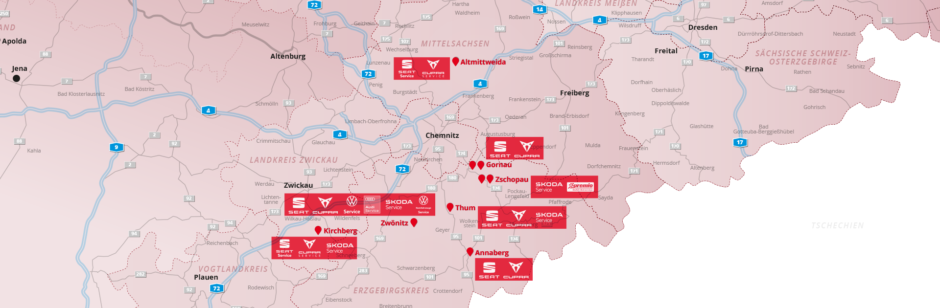 Standorte RATIO MOBIL